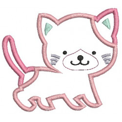 Stickdatei Kätzchen Appli